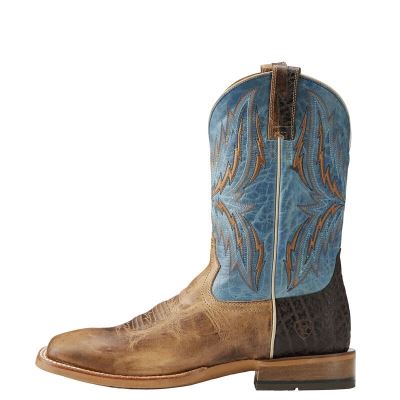 Ariat Arena Rebound - Western Laarzen Bruin / Blauw Heren - 33101-179